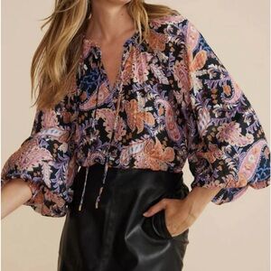 Minkpink - Long Sleeve Blouse with Tassels